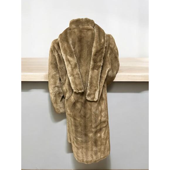 Vintage Women’s 1950’s Tissavel Of France For Country Pacer Faux Fur Coat Size L - Picture 5 of 16